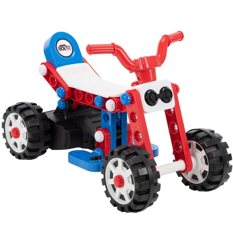 Huffy 6V 3-in-1 Boltz Quad Powered Ride-On - Red/White/Blue, 1 of 15