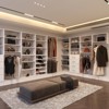 Closet Organizer System with Hanging Shelving , Wood Tower Closet Storage for Walk In Closets - 3 of 4