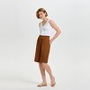 Women's High-Rise Satin Bermuda Shorts - A New Day™ - 4 of 4