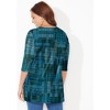 Catherines Women's Plus Size Easy Fit 3/4-Sleeve Scoopneck Tunic - 3 of 4