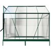 Gulches 6x8x7 Feet Green Polycarbonate Greenhouse Heavy Duty Aluminum Walk in Kit with Rain Gutter Vent Door Backyard Garden - 2 of 4