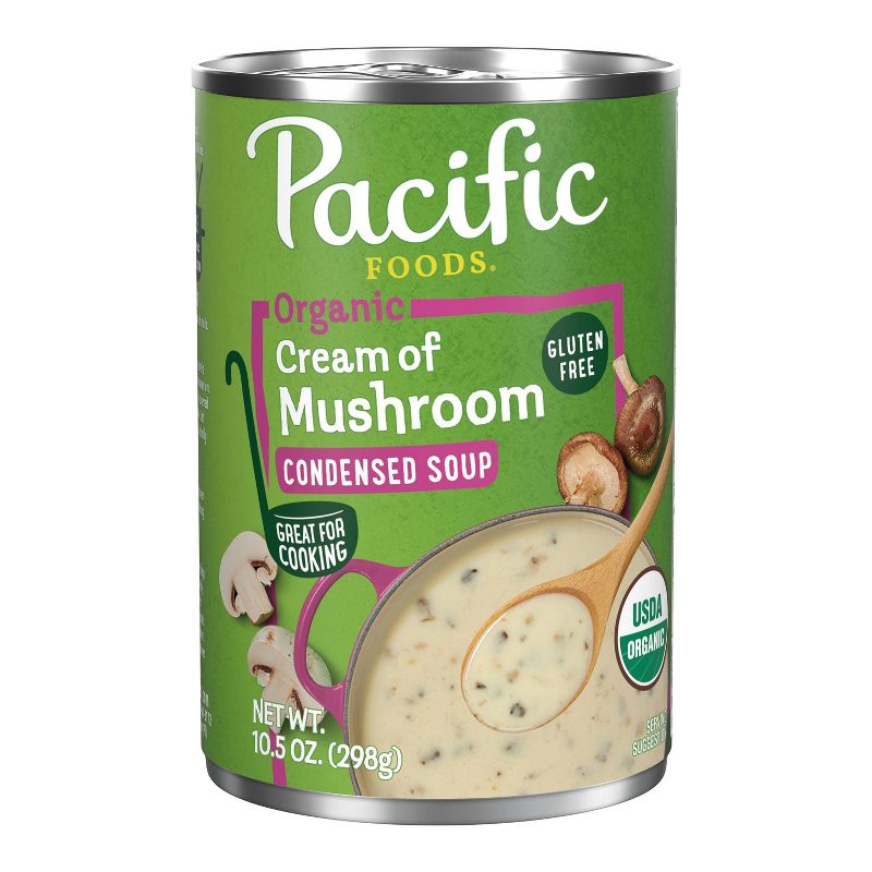Pacific Foods Organic Gluten Free Condensed Cream of Mushroom Soup - 10.5oz, 1 of 8