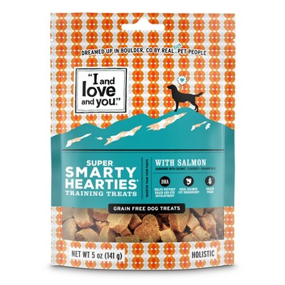 I and Love and You Super Smarty Hearties Natural Chicken Dental Dog Treats - 5oz