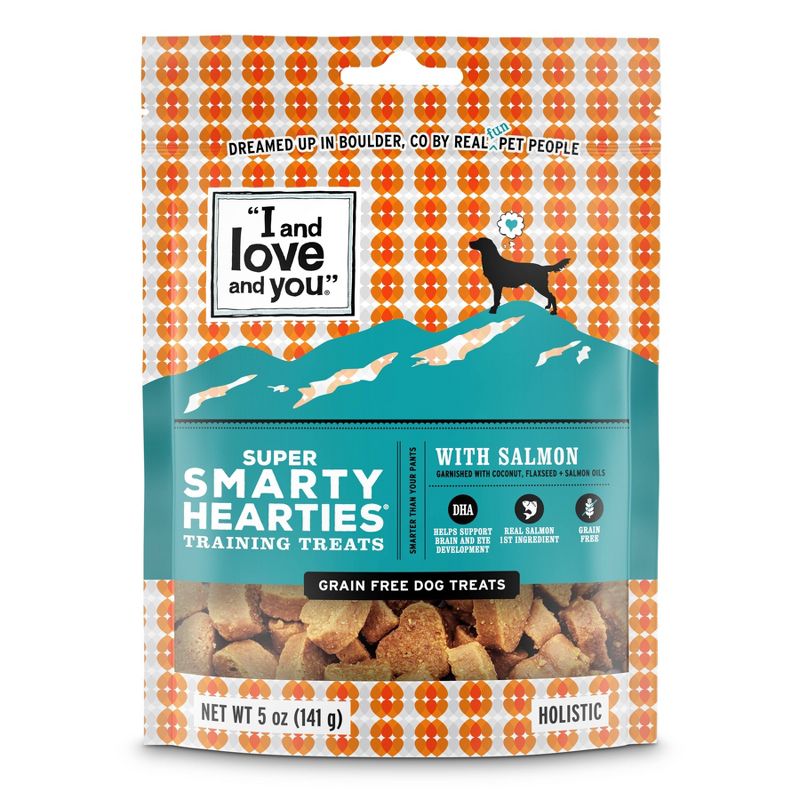 I and Love and You Super Smarty Hearties Natural Chicken Dental Dog Treats - 5oz, 1 of 6