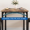Garvee Dining Table Set for 4, Kitchen Table and Chairs for 4 with Upholstered Chairs, 5 Piece Rectangular Kitchen Table Set, - 3 of 4