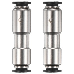 Unique Bargains Nickel Plated Brass Push To Connect One Way Quick Release Check Valve 2 Pcs - 1 of 4