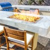 VEVOR 36 x 12 inch Drop-in Fire Pit Pan, Rectangular Stainless Steel Fire Pit Burner Kit, Natural & Propane Gas Fire Pan 150,000 BTU, Silver - 2 of 4