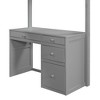 NicBex Twin Size Bunk Bed with Desk Loft Bed Pine Bed Frame with Shelves, Drawers, Ladder and Full Length Guardrails, No Box Spring Required - 4 of 4