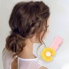 Unique Bargains Women's Cute Flowers Hair Clips Pink Yellow Green Purple White 10 Pcs - 2 of 3