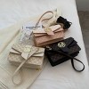Boersma Niche Personality Letter Print Shoulder Messenger Bag – Trendy Crossbody Handbag for Casual Outings, School & Travel - 3 of 4