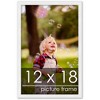 PosterPalooza | Classic Modern White Picture Frame - UV Acrylic, Foam Board Backing, Hanging Hardware - 2 of 4
