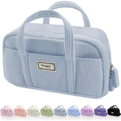 Paaaawaters Large Pencil Case Pouch, Extra Big Pencil Bag with 5 Compartments, Pen Bag Wide Opening