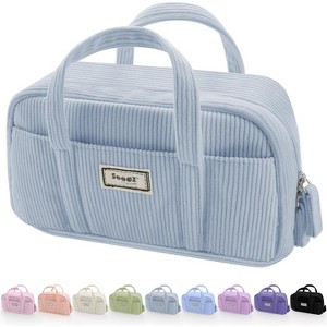 Paaaawaters Large Pencil Case Pouch, Extra Big Pencil Bag with 5 Compartments, Pen Bag Wide Opening - 1 of 4