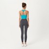 Anna-Kaci Active Women's V-Neck Ruched Side Tank Top with Fitted Stretch Fabric and Sleek Contoured Silhouette - 4 of 4