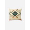 HomeRoots 16" Blue And Ivory Southwestern Throw Pillow Cover - 4 of 4