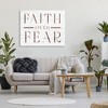 Stupell Industries Rustic Faith Over Fear, 48" x 36" - 2 of 4