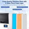 Acekool Commercial Ice Maker Machine, 110Lbs/24H with 35Lbs Storage Bin, Self-Cleaning Freestanding Ice Maker for Restaurant & Home - 4 of 4