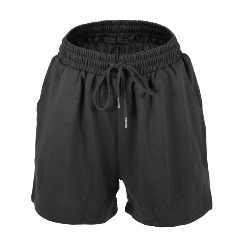 Unique Bargains Women's Flowy Running Shorts Casual High Waisted Workout  Shorts 1pc Black M : Target