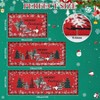Christmas Kitchen Rugs Set of 3,Non - Slip Washable Santa Red Truck Doormat, Holiday Decor for Home, Bath, Office Party - 3 of 4
