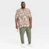 Men's Big & Tall Short Sleeve Collared Button-Down Shirt - Goodfellow & Co™ - 3 of 3