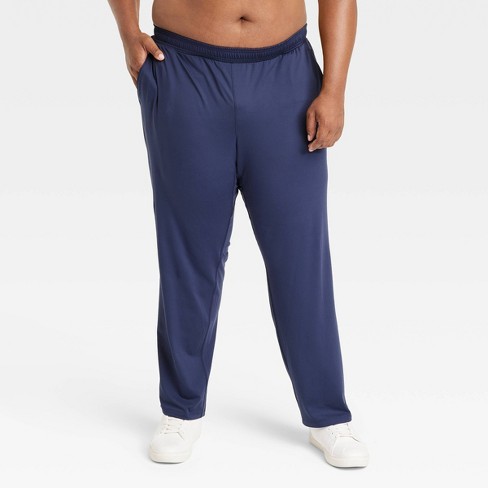 Men's Big Soft Stretch Tapered Joggers - All In Motion™ Night Blue