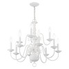 Livex Lighting Williamsburgh 12 - Light Chandelier in  White - 3 of 3