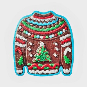 Ugly Sweater 100pcs Food Puzzles - Gigglescape™ - 1 of 3
