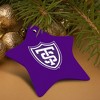 University of St. Thomas Primary Logo StarShaped Porcelain Holiday Christmas Tree Ornament  3.1" - 4 of 4