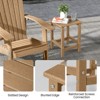 Tangkula 2PCS 14" Patio Adirondack Side Table HDPE Square Weather Resistant Garden - 4 of 4