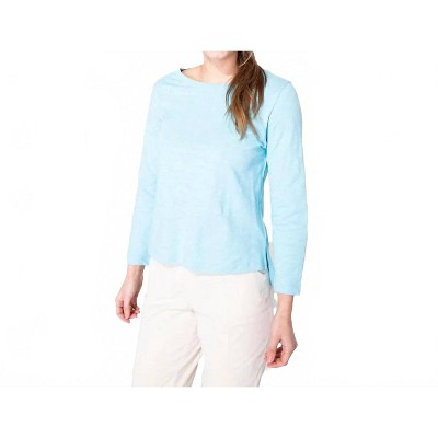 Women's Slub Boxy Long Sleeve Tee - Plus - ESCAPE BY HABITAT