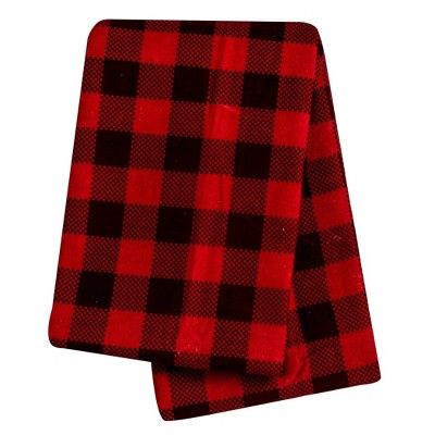 red receiving blanket
