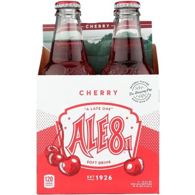 Ale-8-One Soda Cherry - 4 bottles per pack (Case of 6) 12 fl oz. (Case of 6)