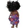 Doll Clothes Superstore Handmade Floral Beach Dress with Matching Purse – Fits 18-Inch Girl Dolls - 4 of 4
