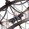CWI Lighting Amazon 5 Light Drum Shade Chandelier With Gun Metal Finish - 4 of 4