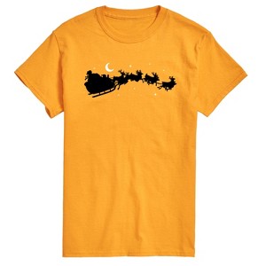 Men's - Instant Message - Santas Sleigh Short Sleeve Graphic T-Shirt - 1 of 4