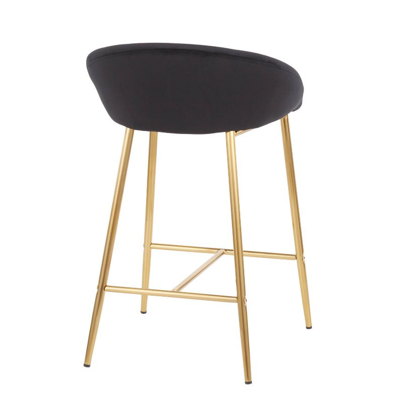 Set of 2 26" Matisse Glam Counter Height Barstools - LumiSource, 5 of 13