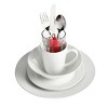 Gibson Home Regal White II 32 Piece Fine Ceramic Dinnerware Combo Set in White - 3 of 4