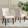 Lester 19" H Dining Chair With Nail Head Trim (Set of 2) - MCR4709 - Safavieh Couture - 2 of 4