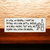 Slickblue Missing Picture on Wine Bottle Sign, 3.5x10 Solid Pine Rustic Wood Plaque, Multiple Colors - 3 of 3