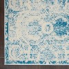 Nourison Jubilant 4' x 6' Blue Area Rug Vintage French Country Damask by Nourison - 2 of 4