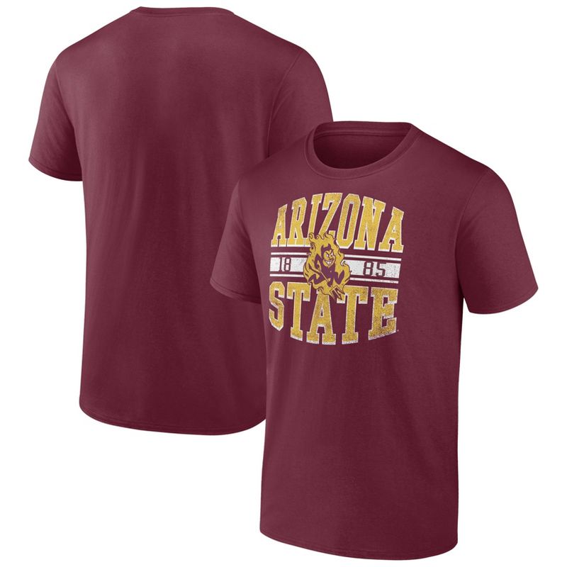 NCAA Arizona State Sun Devils Men&#39;s Cotton T-Shirt, 1 of 4