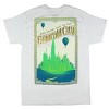 Seven Times Six Wicked Shirt Mens Emerald City Front And Back Print Adult Short Sleeve Tee White - 4 of 4