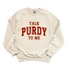 Simply Sage Market Varsity Talk Purdy To Me Sweatshirt - 2 of 4