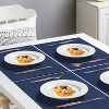 Aoibox Cloth Placemats Set of 6, Cotton Linen Blend Machine Washable Durable Table Mats, Heat Resistant Wrinkle Free for Dining Table, Easy to Clean - 4 of 4