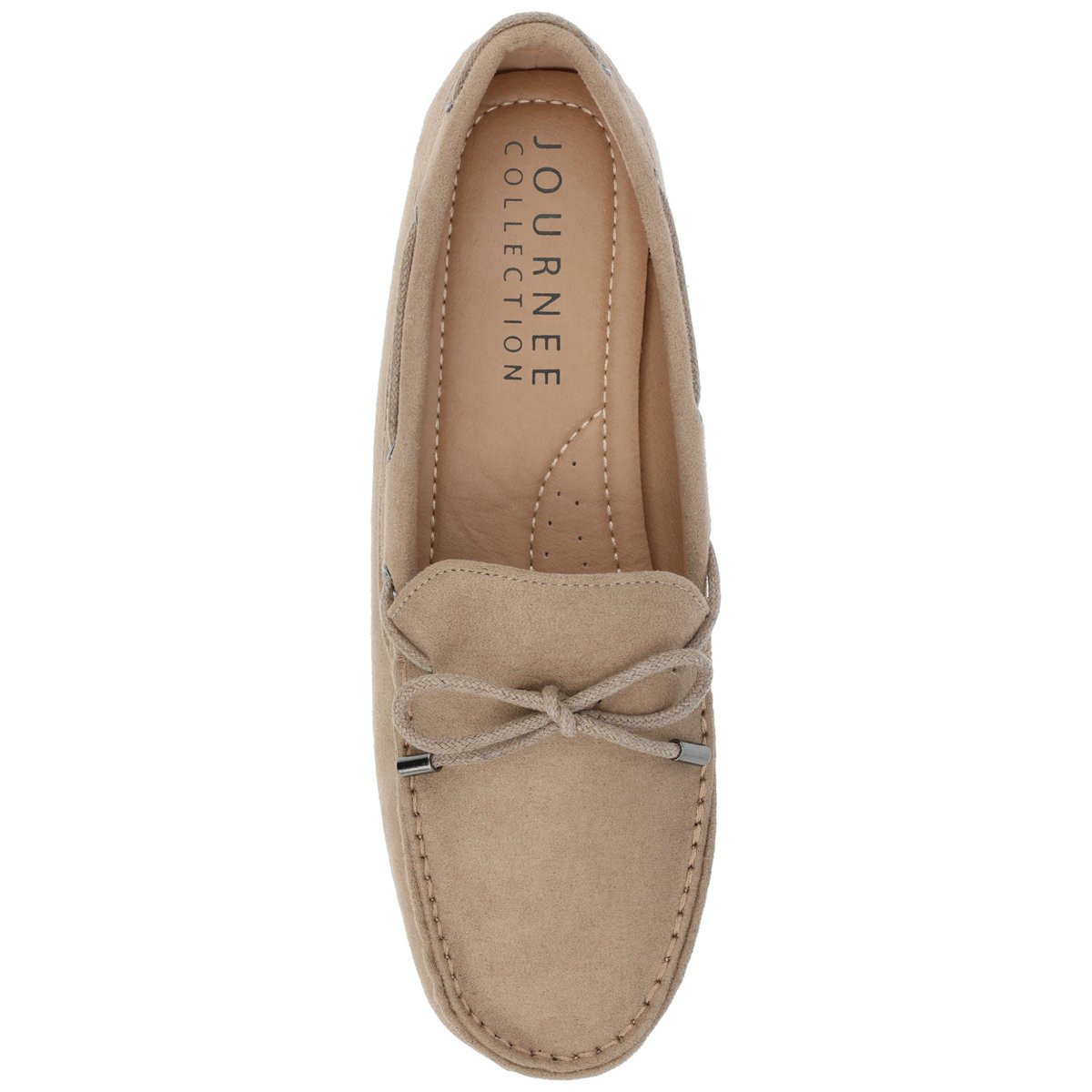 Женские туфли Journee Collection Women's Thatch Comfort Insole Slip On Round Toe Loafer Flats Taupe 8 — фото 4