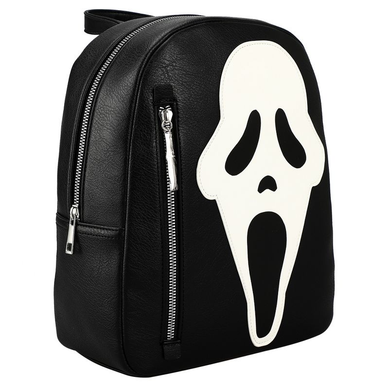 Glow in the Dark Scream Ghost Face Horror Movie Character Black Mini Backpack, 3 of 6