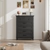 Garvee 5 Dresser for Bedroom, 41.3" Tall Drawer Dresser with Storage Freestanding, Wooden Closet Storage Chest for Living Room, Bedroom - 2 of 4
