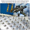 Unique Bargains High-Speed Steel Titanium Coated Left Hand Metric Straight Flute Thread Milling Tap - 3 of 4