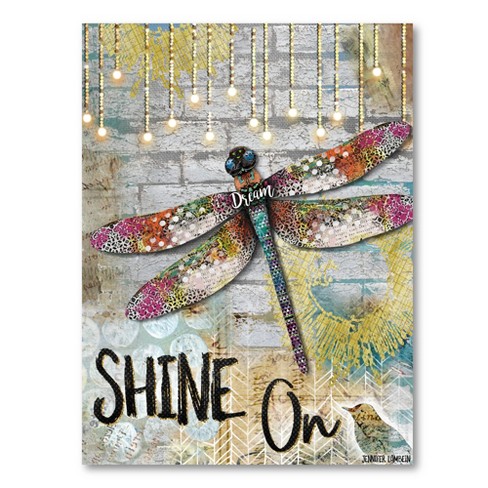 Shine On Dragonfly Gallery-Wrapped Canvas - image 1 of 3