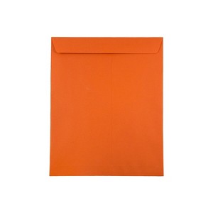 JAM Paper 10 x 13 Open End Catalog Colored Envelopes Orange Recycled 50/Pack (87766i) 87766I - 1 of 2